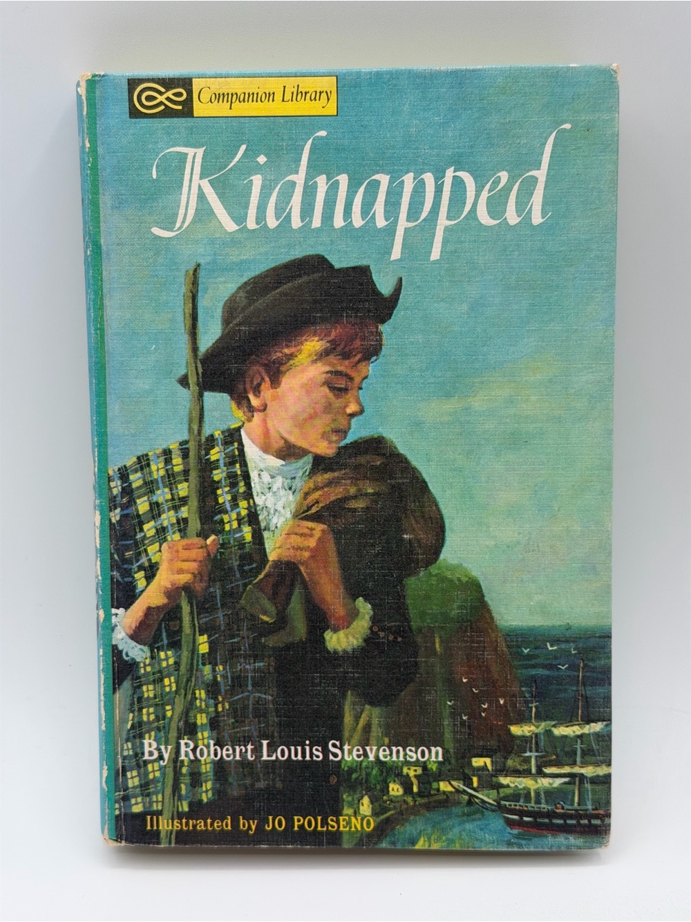 Vintage Kidnapped By Robert Louis Stevenson Hardcover Book 1965 Edition